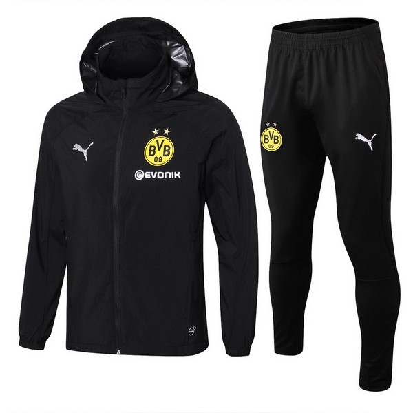 Rompevientos Borussia Dortmund Conjunto Completo 2018/19 Negro